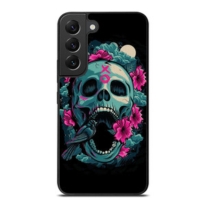 SUGAR SKULL FLOWERS TATTOO Samsung Galaxy S22 Plus Case SUGAR SKULL FLOWERS TATTOO Samsung Galaxy S22 Plus Case