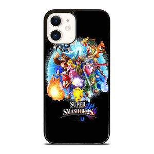 SUPER SMASH BROS WIIU iPhone 12 Case SUPER SMASH BROS WIIU iPhone 12 Case