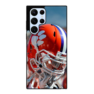 CLEMSON TIGERS ICON ON HELMET Samsung S22 Ultra Case Samsung Galaxy S22 Ultra Case