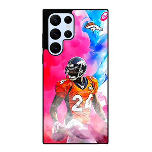DENVER BRONCOS 24 CHAMP BAILEY Samsung S22 Ultra Case Samsung Galaxy S22 Ultra Case
