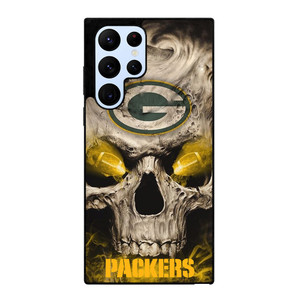 GREEN BAY PACKERS SKULL LOGO Samsung S22 Ultra Case Samsung Galaxy S22 Ultra Case