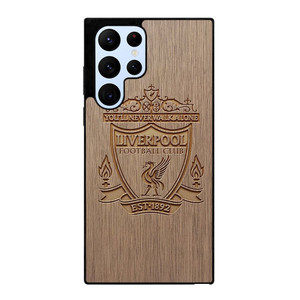 LIVERPOOL FC FOOTBALL CLUB WOODEN LOGO Samsung S22 Ultra Case Samsung Galaxy S22 Ultra Case