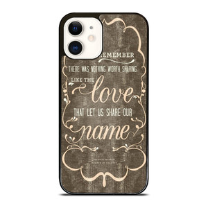 THE AVETT BROTHERS QUOTES iPhone 12 Case THE AVETT BROTHERS QUOTES iPhone 12 Case
