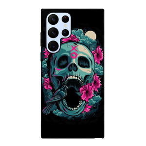 SUGAR SKULL FLOWERS TATTOO Samsung S22 Ultra Case Samsung Galaxy S22 Ultra Case