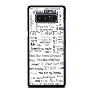 GREY'S ANATOMY STORY Samsung Galaxy Note 8 Case