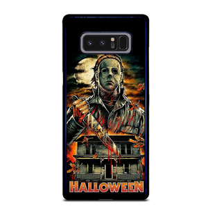 MICHAEL MYERS FACE HALLOWEEN HORROR CARTOON Samsung Galaxy Note 8 Case