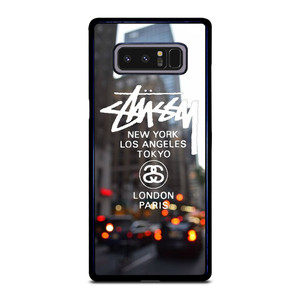 STUSSY NEW YORK LA TOKYO LONDON PARIS Samsung Galaxy Note 8 Case