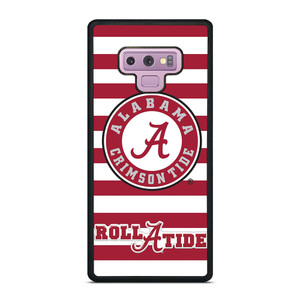 ALABAMA CRIMSON TIDE ROLL A TIDE STRIPE LOGO Samsung Galaxy Note 9 Case