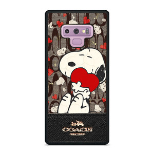 COACH NEW YORK SNOOPY Samsung Galaxy Note 9 Case COACH NEW YORK SNOOPY Samsung Galaxy Note 9 Case