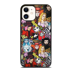 TIM BURTON CHARACTERS iPhone 12 Case TIM BURTON CHARACTERS iPhone 12 Case