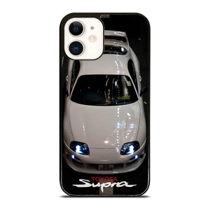 TOYOTA SUPRA WHITE CAR iPhone 12 Case TOYOTA SUPRA WHITE CAR iPhone 12 Case