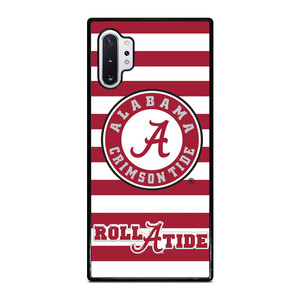 ALABAMA CRIMSON TIDE ROLL A TIDE STRIPE LOGO Samsung Galaxy Note 10 Plus Case