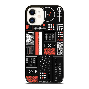 TWENTY ONE PILOTS BLURRYFACE ART iPhone 12 Case TWENTY ONE PILOTS BLURRYFACE ART iPhone 12 Case
