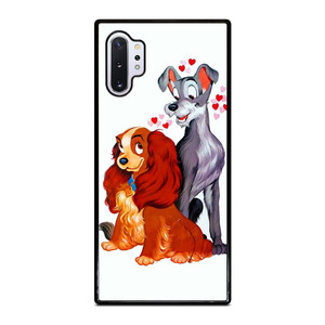LADY AND THE TRAMP DISNEY CARTOON PAINTING Samsung Galaxy Note 10 Plus Case