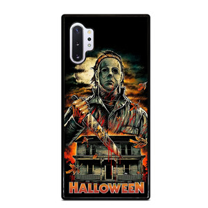MICHAEL MYERS FACE HALLOWEEN HORROR CARTOON Samsung Galaxy Note 10 Plus Case