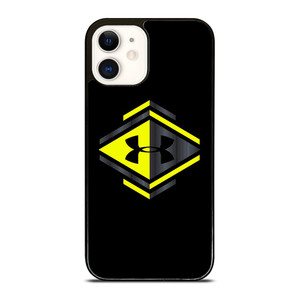 UNDER ARMOUR LOGO YELLOW iPhone 12 Case UNDER ARMOUR LOGO YELLOW iPhone 12 Case