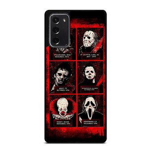 HORROR MOVIES VILLAIN CHARACTERS Samsung Galaxy Note 20 Case