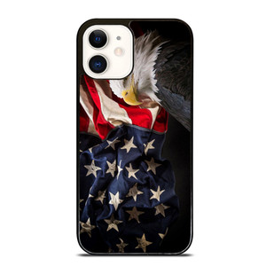 USA PATRIOTIC EAGLE FLAG 2 iPhone 12 Case USA PATRIOTIC EAGLE FLAG 2 iPhone 12 Case