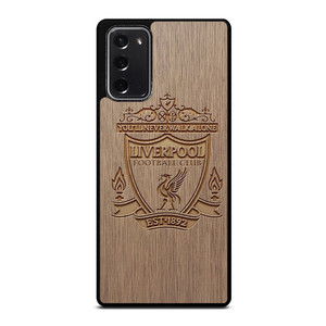 LIVERPOOL FC FOOTBALL CLUB WOODEN LOGO Samsung Galaxy Note 20 Case
