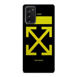 OFFWHITE LOGO YELLOW Samsung Galaxy Note 20 Case OFFWHITE LOGO YELLOW Samsung Galaxy Note 20 Case