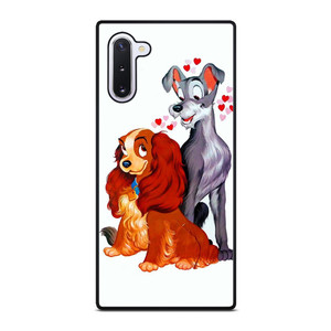 LADY AND THE TRAMP DISNEY CARTOON PAINTING Samsung Galaxy Note 10 Case