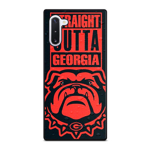 STRAIGHT OUTTA GEORGIA BULLDOGS DAWGS Samsung Galaxy Note 10 Case