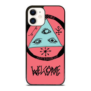 WELCOME SKATEBOARDS LOGO PINK iPhone 12 Case WELCOME SKATEBOARDS LOGO PINK iPhone 12 Case