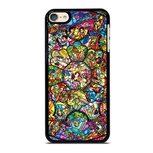 ALL DISNEY CHARACTERS GLASS ART iPod Touch 6 Case ALL DISNEY CHARACTERS GLASS ART iPod Touch 6 Case