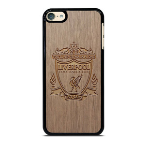 LIVERPOOL FC FOOTBALL CLUB WOODEN LOGO iPod Touch 6 Case