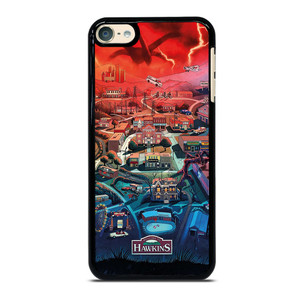 STRANGER THINGS WELCOME TO HAWKINS CARTOON iPod Touch 6 Case