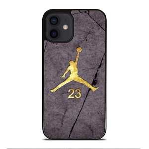 AIR JORDAN 23 GOLD WALL iPhone 12 Mini Case