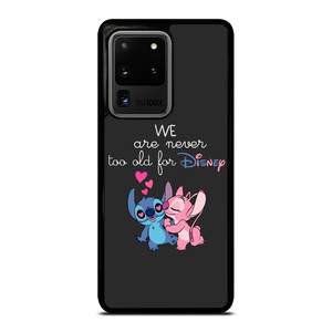 LILO AND STITCH QUOTES DISNEY NEVER TOO OLD Samsung Galaxy Note 20 Ultra Case