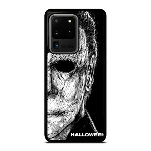 MICHAEL MYERS FACE HALLOWEEN FACE ART Samsung Galaxy Note 20 Ultra Case