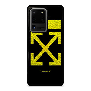 OFFWHITE LOGO YELLOW Samsung Galaxy Note 20 Ultra Case