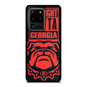 STRAIGHT OUTTA GEORGIA BULLDOGS DAWGS Samsung Galaxy Note 20 Ultra Case