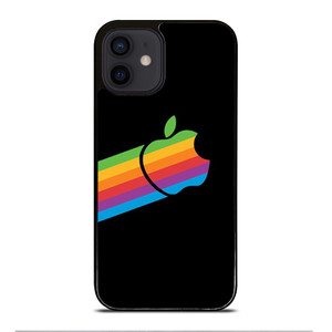 APPLE RETRO DESIGN BLACK iPhone 12 Mini Case