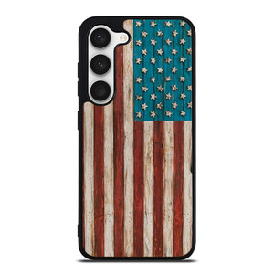 AMERICAN FLAG USA WOOD 2 Samsung Galaxy S23 Case AMERICAN FLAG USA WOOD 2 Samsung Galaxy S23 Case