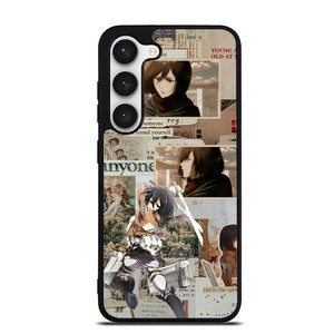 ATTACK ON TITAN MANGA ANIME MIKASA Samsung Galaxy S23 Case ATTACK ON TITAN MANGA ANIME MIKASA Samsung Galaxy S23 Case