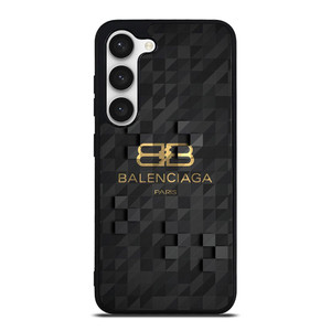 BALENCIAGA BLACK CUBE LOGO Samsung Galaxy S23 Case BALENCIAGA BLACK CUBE LOGO Samsung Galaxy S23 Case