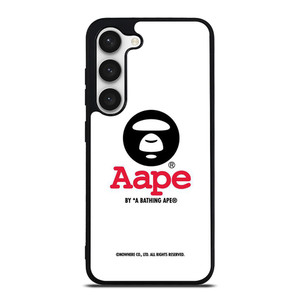 BAPE WHITE LOGO Samsung Galaxy S23 Case BAPE WHITE LOGO Samsung Galaxy S23 Case