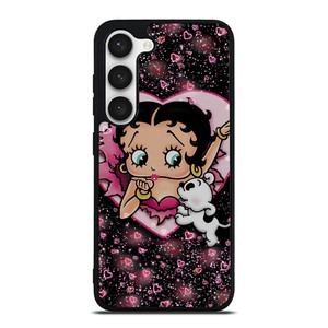 BETTY BOOP AND DOG CARTOON Samsung Galaxy S23 Case BETTY BOOP AND DOG CARTOON Samsung Galaxy S23 Case