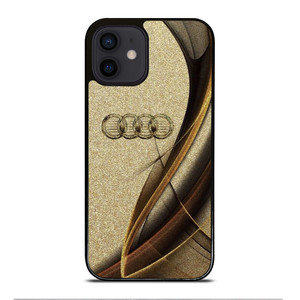 AUDI LOGO ELEGAN GOLD TEXTURE iPhone 12 Mini Case