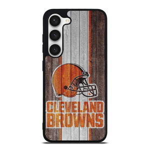CLEVELAND BROWN WOODEN ICON Samsung Galaxy S23 Case CLEVELAND BROWN WOODEN ICON Samsung Galaxy S23 Case