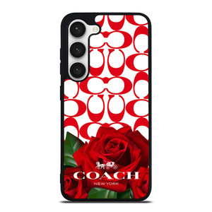 COACH NEW YORK FLOWER 4 Samsung Galaxy S23 Case