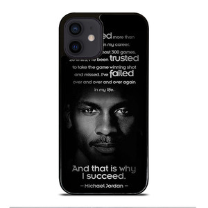 BEST MICHAEL JORDAN QUOTE iPhone 12 Mini Case BEST MICHAEL JORDAN QUOTE iPhone 12 Mini Case
