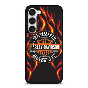 HARLEY DAVIDSON GENUINE MOTOR OIL BADGE Samsung Galaxy S23 Case