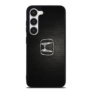 HONDA CHROME LOGO LEATHER Samsung Galaxy S23 Case