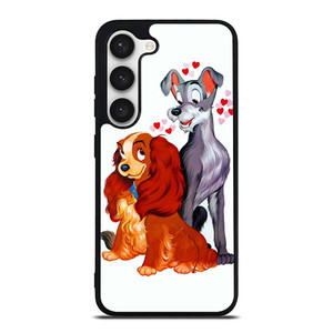 LADY AND THE TRAMP DISNEY CARTOON PAINTING Samsung Galaxy S23 Case