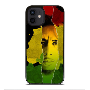 BOB MARLEY REGGAE PAPER ART iPhone 12 Mini Case BOB MARLEY REGGAE PAPER ART iPhone 12 Mini Case