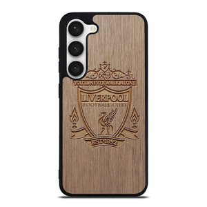 LIVERPOOL FC FOOTBALL CLUB WOODEN LOGO Samsung Galaxy S23 Case